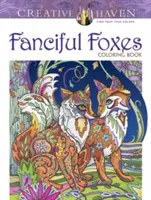 Creative Haven Libro para colorear Zorros fantásticos - Creative Haven Fanciful Foxes Coloring Book