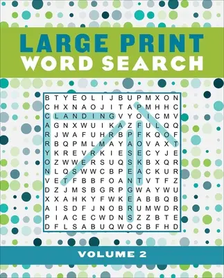 Sopa de letras grande Volumen 2, 2 - Large Print Word Search Volume 2, 2