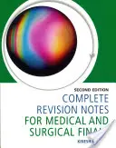 Apuntes completos de repaso para los exámenes finales de Medicina y Cirugía - Complete Revision Notes for Medical and Surgical Finals