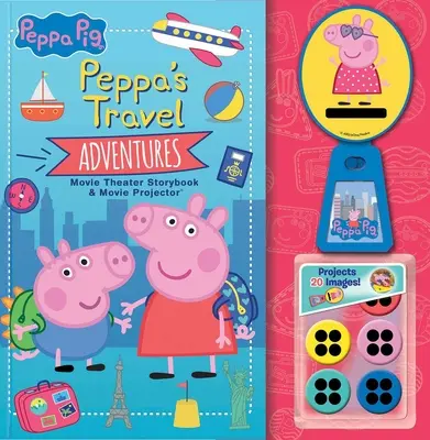 Peppa Pig: Las aventuras viajeras de Peppa Libro de cuentos y proyector de películas - Peppa Pig: Peppa's Travel Adventures Storybook & Movie Projector