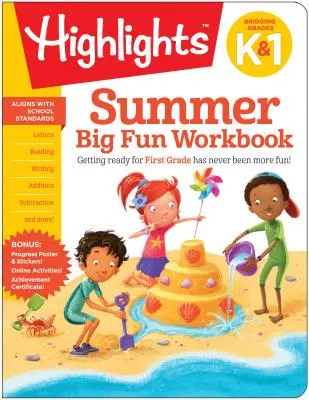 Cuaderno de trabajo Summer Big Fun que une los grados K y 1 - Summer Big Fun Workbook Bridging Grades K & 1