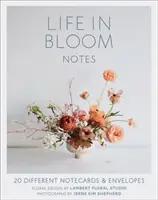 Notas Life in Bloom: 20 tarjetas y sobres diferentes - Life in Bloom Notes: 20 Different Notecards & Envelopes