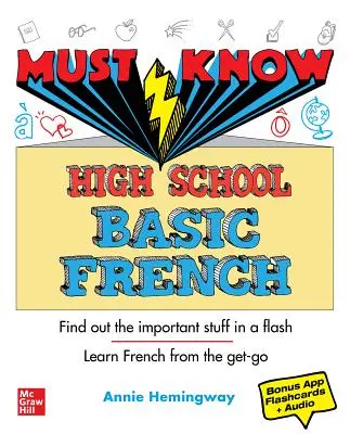 Saber francés básico de bachillerato - Must Know High School Basic French