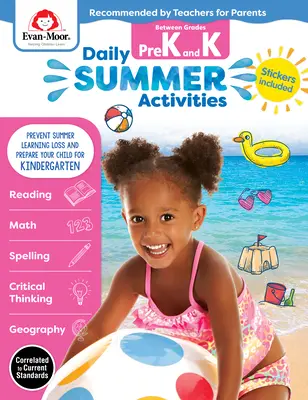 Actividades diarias de verano: Moving from Prek to Kindergarten, Grados Prek-K - Daily Summer Activities: Moving from Prek to Kindergarten, Grades Prek-K