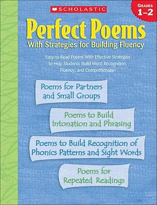Poemas perfectos con estrategias para desarrollar la fluidez: Grados 1-2 - Perfect Poems with Strategies for Building Fluency: Grades 1-2