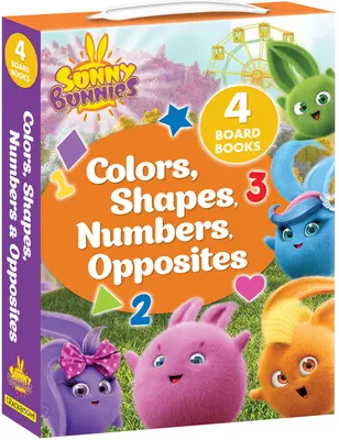 Conejitos soleados: Colores, formas, números y opuestos: 4 libros de cartón (Us Edition) - Sunny Bunnies: Colors, Shapes, Numbers & Opposites: 4 Board Books (Us Edition)