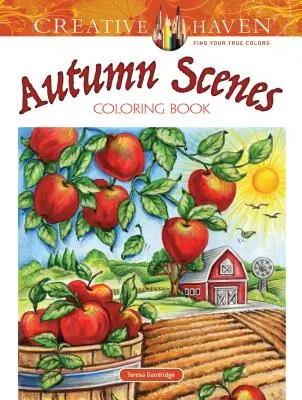 Creative Haven Libro para colorear Escenas de otoño - Creative Haven Autumn Scenes Coloring Book