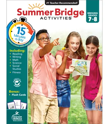 Actividades Puente de Verano, Grados 7 - 8 - Summer Bridge Activities, Grades 7 - 8