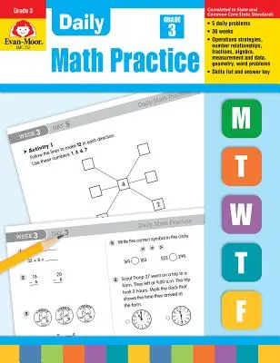 Práctica diaria de matemáticas, 3º curso - Daily Math Practice, Grade 3