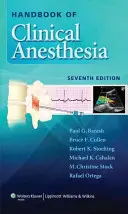 Manual de Anestesia Clínica - Handbook of Clinical Anesthesia