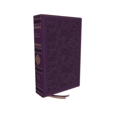 Kjv, Colección Soberana Biblia, Tamaño Personal, Leathersoft, Morado, Edición Letra Roja, Impresión Confort: Santa Biblia, Versión Reina Valera - Kjv, Sovereign Collection Bible, Personal Size, Leathersoft, Purple, Red Letter Edition, Comfort Print: Holy Bible, King James Version