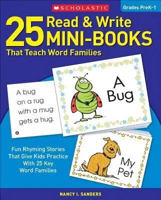 25 minilibros de lectura y escritura Que enseñan familias de palabras - 25 Read & Write Mini-Books: That Teach Word Families