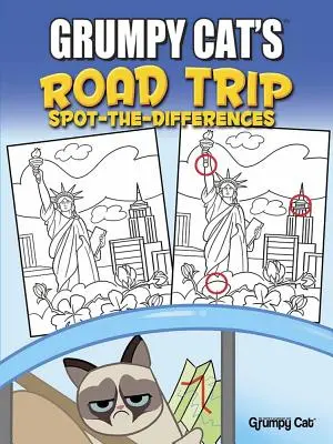 Encuentra las diferencias en el viaje de Grumpy Cat - Grumpy Cat's Road Trip Spot-The-Differences