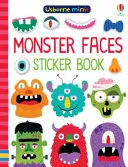 Libro de pegatinas de caras de monstruos - Monster Faces Sticker Book