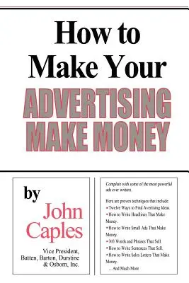 Cómo hacer que su publicidad genere dinero - How to Make Your Advertising Make Money