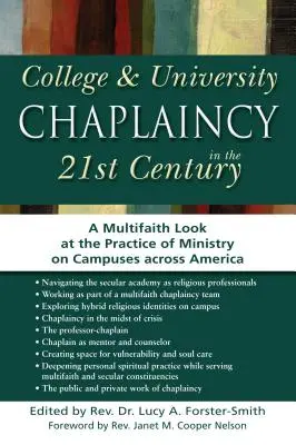 La capellanía universitaria en el siglo XXI: Una mirada multirreligiosa a la práctica del ministerio en los campus de toda América - College & University Chaplaincy in the 21st Century: A Multifaith Look at the Practice of Ministry on Campuses Across America