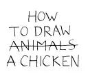 Cómo dibujar un pollo - How to Draw a Chicken