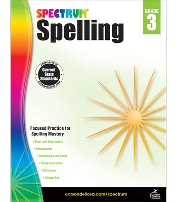 Spectrum Ortografía, Grado 3 - Spectrum Spelling, Grade 3