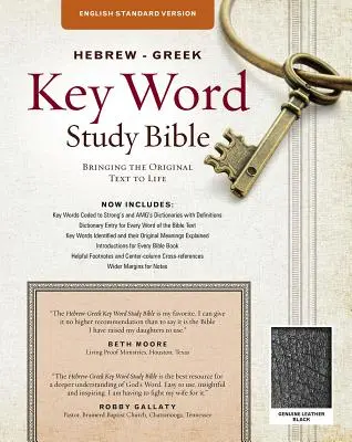 Biblia de Estudio de las Palabras Clave en Hebreo y Griego-ESV: Claves de la Palabra de Dios - Hebrew-Greek Key Word Study Bible-ESV: Key Insights Into God's Word