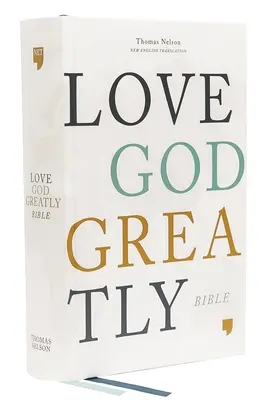 Net, Biblia Amar a Dios en gran manera, Tapa dura, Impresión confort: Santa Biblia - Net, Love God Greatly Bible, Hardcover, Comfort Print: Holy Bible