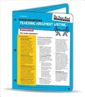 Guía práctica para la enseñanza de la escritura argumentativa - The On-Your-Feet Guide to Teaching Argument Writing