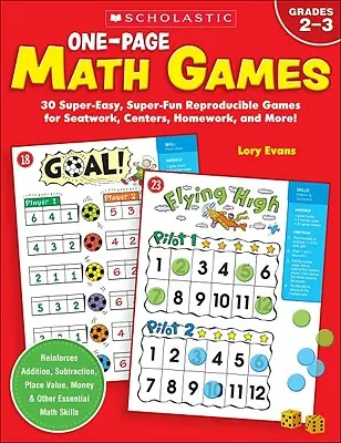 Juegos matemáticos de una página - One-Page Math Games