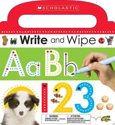 Escribir y borrar ABC 123: Scholastic Early Learners (Escribir y limpiar) - Write and Wipe ABC 123: Scholastic Early Learners (Write and Wipe)