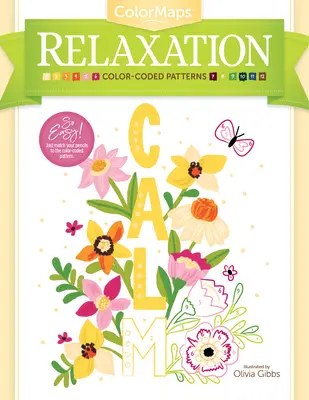 Relajación Colormaps: Libro para colorear de patrones codificados por colores - Colormaps Relaxation: Color-Coded Patterns Adult Coloring Book