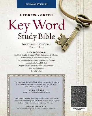 Biblia de estudio de las palabras clave en hebreo-griego-KJV - Hebrew-Greek Key Word Study Bible-KJV