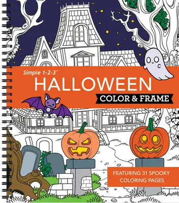 Colorea y enmarca - Halloween (Libro para colorear) - Color & Frame - Halloween (Coloring Book)