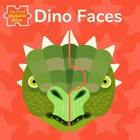 Caras de Dino: Mi Primer Libro Rompecabezas - Dino Faces: My First Jigsaw Book