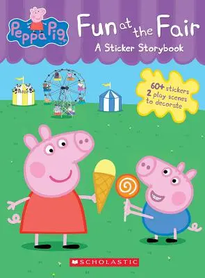 Diversión en la feria: Un libro de cuentos con pegatinas (Peppa Pig) - Fun at the Fair: A Sticker Storybook (Peppa Pig)