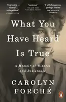 Lo que has oído es verdad - Memoria de testimonio y resistencia - What You Have Heard Is True - A Memoir of Witness and Resistance