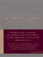 La Biblia completa hebreo-griega, Tapa dura de tela, Gris (Tapa dura) - The Complete Hebrew-Greek Bible, Cloth Hardcover, Gray (Hardcover)