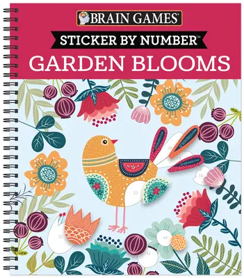 Juegos de ingenio - Sticker by Number: El jardín florece - Brain Games - Sticker by Number: Garden Blooms