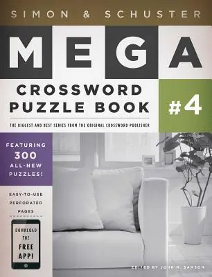 Simon & Schuster Mega Libro de Crucigramas #4, 4 - Simon & Schuster Mega Crossword Puzzle Book #4, 4