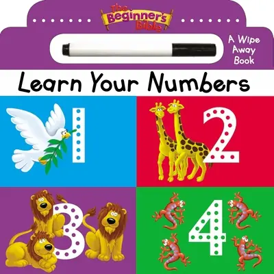 La Biblia para principiantes Aprende tus números: Un libro para borrar - The Beginner's Bible Learn Your Numbers: A Wipe Away Book