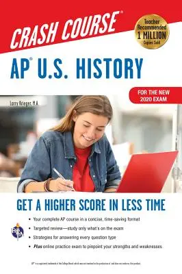 Ap(r) Curso Rápido de Historia de EE.UU., Libro + Online: Obtén una puntuación más alta en menos tiempo - Ap(r) U.S. History Crash Course, Book + Online: Get a Higher Score in Less Time