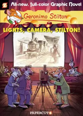 Geronimo Stilton Graphic Novels #16: ¡Luces, cámara, Stilton! - Geronimo Stilton Graphic Novels #16: Lights, Camera, Stilton!