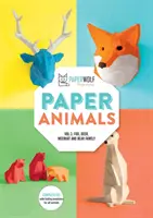 Animales de papel: Volumen 1: Familia de zorros, ciervos, suricatas y osos - Paper Animals: Volume 1: Fox, Deer, Meerkat and Bear Family