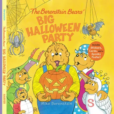 La Gran Fiesta de Halloween de los Osos Berenstain: ¡Incluye pegatinas, tarjetas y un póster espeluznante! - The Berenstain Bears' Big Halloween Party: Includes Stickers, Cards, and a Spooky Poster!