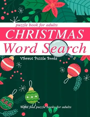 Libro de sopas de letras navideñas para adultos.: Libro de sopas de letras para adultos - Christmas word search puzzle book for adults.: Word find puzzle books for adults