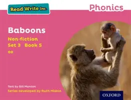 Leer Escribir Inc. Phonics: Rosa Set 3 No ficción 5 Babuinos - Read Write Inc. Phonics: Pink Set 3 Non-fiction 5 Baboons