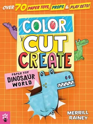 Juegos para colorear, recortar y crear: El mundo de los dinosaurios - Color, Cut, Create Play Sets: Dinosaur World