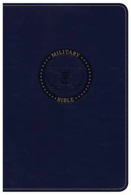 CSB Biblia Militar, Azul marino Leathertouch - CSB Military Bible, Navy Blue Leathertouch