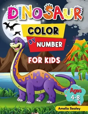 Dinosaurios para colorear: Dinosaurio libros de actividades para niños, color por número libro para niños de 4-8 años de edad - Dinosaur Color by Number for Kids: Dinosaur Activity Books for Kids, Color by Number Book for Kids Ages 4-8