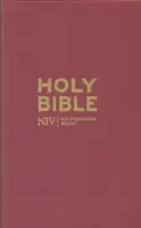 Biblia NVI Popular Borgoña de tapa dura - NIV Popular Burgundy Hardback Bible