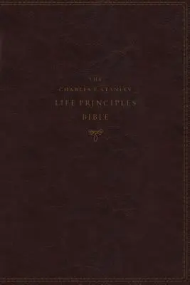 Nkjv, Charles F. Stanley Biblia de los Principios de la Vida, 2ª Edición, Bellas Artes, Borgoña, Indizada, Confort de Impresión: Creciendo en el conocimiento y la comprensión de - Nkjv, Charles F. Stanley Life Principles Bible, 2nd Edition, Leathersoft, Burgundy, Indexed, Comfort Print: Growing in Knowledge and Understanding of