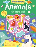 Libro de Escenas de Animales - Felt Stickers Animals Play Scene Book