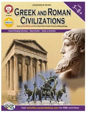 Civilizaciones Griega y Romana, Grados 5 - 8 - Greek and Roman Civilizations, Grades 5 - 8